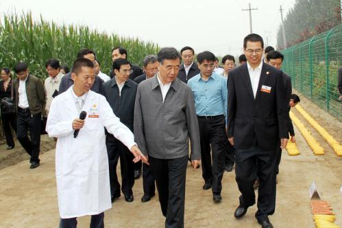 汪洋副总理视察大北农金色农华种业科研基地