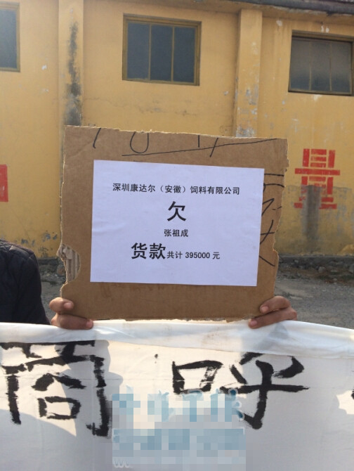康达尔饲料子公司申请破产 20余供货商血本无归