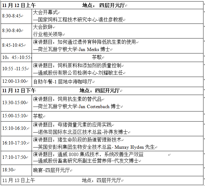 第六届全国母猪营养与饲养管理高端研讨会荷兰专场第三轮通知